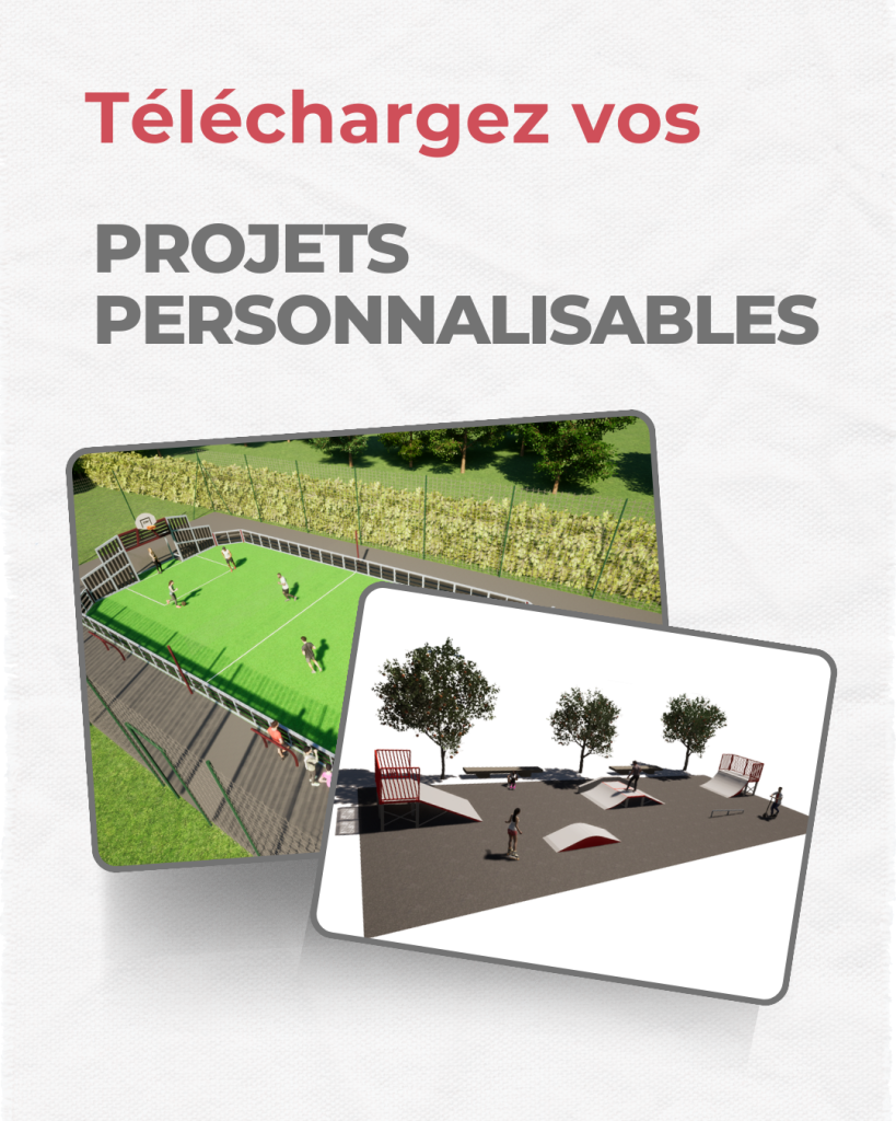 Téléchargez votre projets aj3m personnalisable skatepark